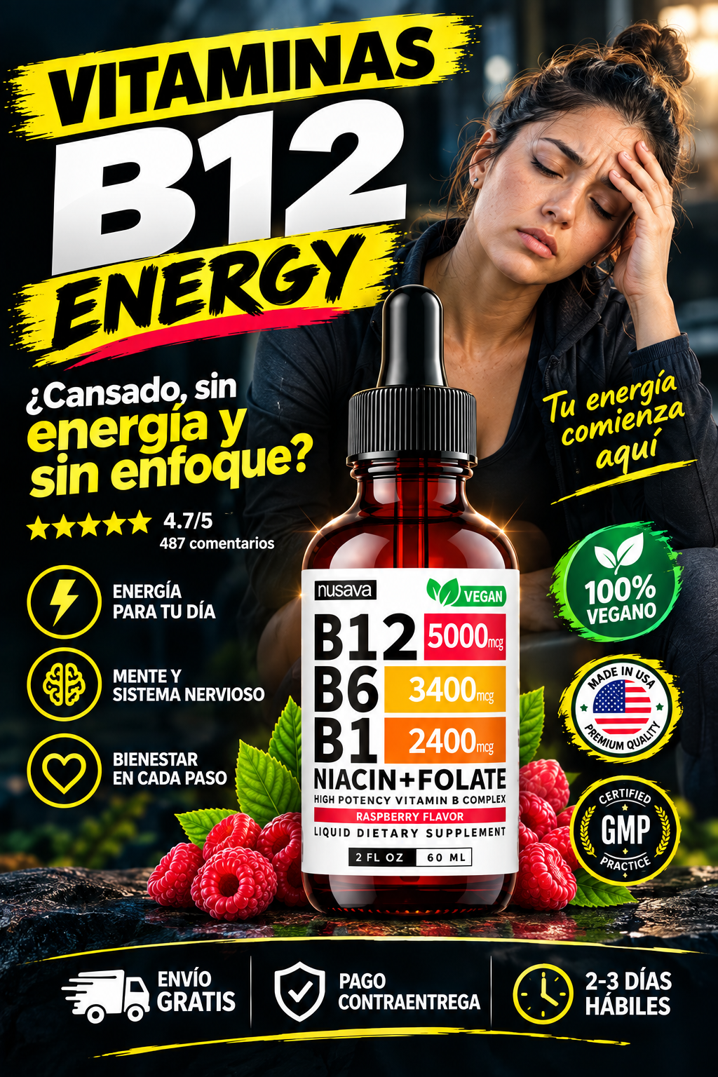 PROMO 2X1 Vitaminas Energy B12