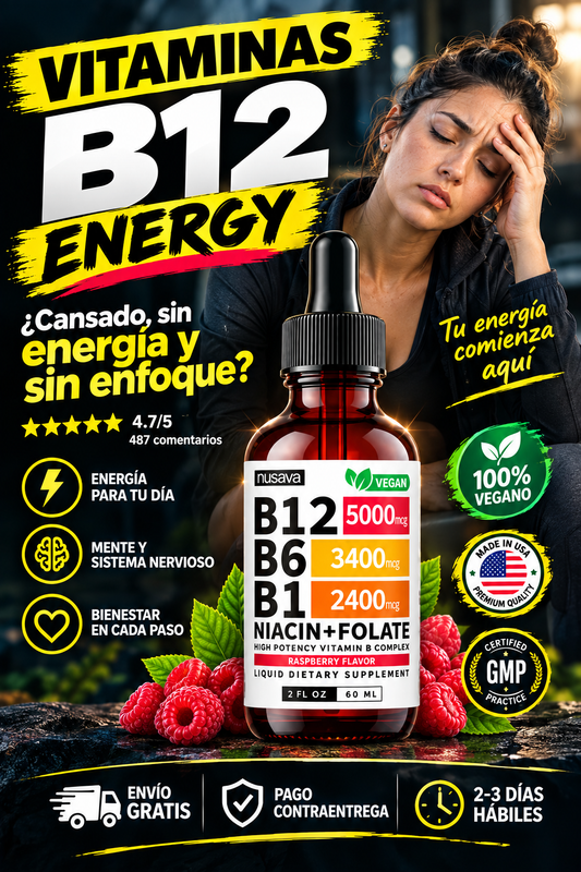 PROMO 2X1 Vitaminas Energy B12,B6,B1