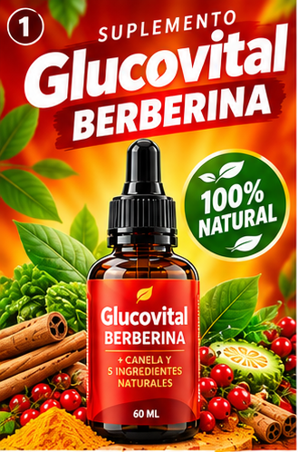 SUPLEMENTO GLUCOVITAL BERBERINE -APOYO AL BIENESTAR
