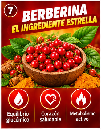 SUPLEMENTO GLUCOVITAL BERBERINE -APOYO AL BIENESTAR