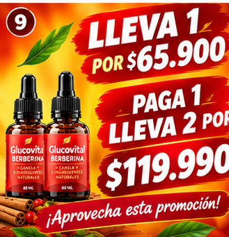 SUPLEMENTO GLUCOVITAL BERBERINE -APOYO AL BIENESTAR